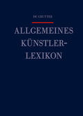 Meißner / Beyer / Savoy |  Allgemeines Künstlerlexikon (AKL), Band 103, Seitz - Silvest | Buch |  Sack Fachmedien