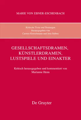 Henn |  Gesellschaftsdramen, Künstlerdramen, Lustspiele und Einakter | Buch |  Sack Fachmedien