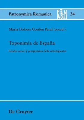 Gordón Peral | Toponimia de España | E-Book | www.sack.de