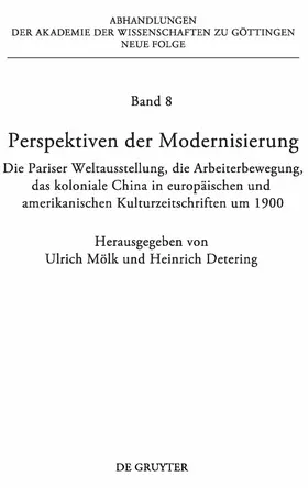 Mölk / Detering |  Perspektiven der Modernisierung | Buch |  Sack Fachmedien