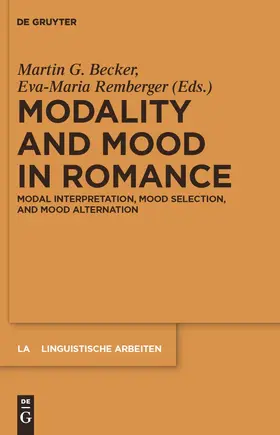 Remberger / Becker |  Modality and Mood in Romance | Buch |  Sack Fachmedien