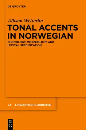 Wetterlin |  Tonal Accents in Norwegian | eBook | Sack Fachmedien