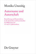 Unzeitig |  Autorname und Autorschaft | Buch |  Sack Fachmedien