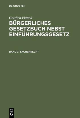 Sachenrecht | Buch | 978-3-11-023587-6 | sack.de