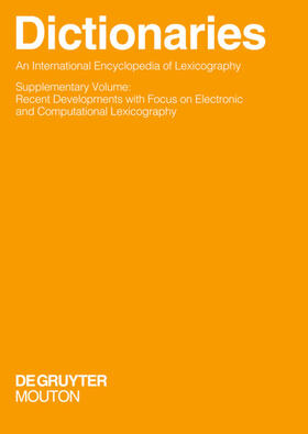 Hausmann / Gouws / Reichmann |  Dictionaries. An International Encyclopedia of Lexicography | eBook | Sack Fachmedien