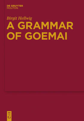 Hellwig | A Grammar of Goemai | Buch | 978-3-11-023828-0 | sack.de