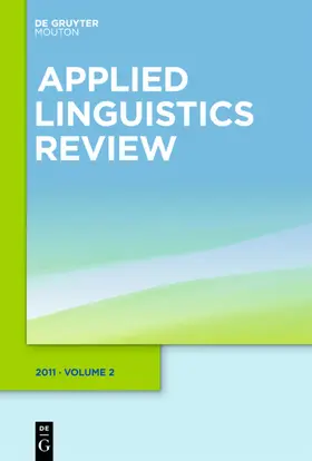 Wei |  Applied Linguistics Review. 2011 2 | Buch |  Sack Fachmedien