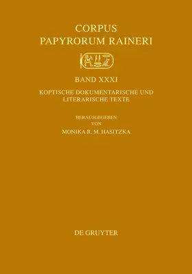 Hasitzka |  Koptische dokumentarische und literarische Texte | Buch |  Sack Fachmedien