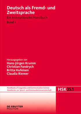 Krumm / Fandrych / Hufeisen |  Deutsch als Fremd- und Zweitsprache. 1. Halbband | eBook | Sack Fachmedien