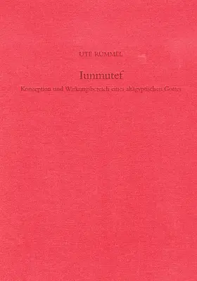 Rummel |  Iunmutef | Buch |  Sack Fachmedien
