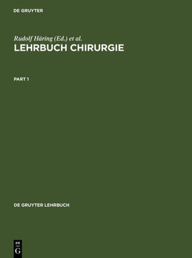 Häring / Zilch | Lehrbuch Chirurgie | E-Book | sack.de