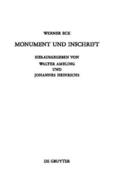 Eck / Heinrichs / Ameling |  Monument und Inschrift | Buch |  Sack Fachmedien