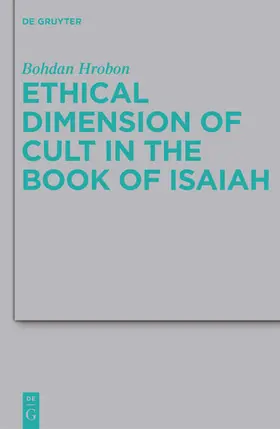 Hrobon |  Ethical Dimension of Cult in the Book of Isaiah | eBook | Sack Fachmedien
