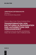 Munoz Conde / Vormbaum |  Transformation von Diktaturen in Demokratien und Aufarbeitung der Vergangenheit | eBook | Sack Fachmedien