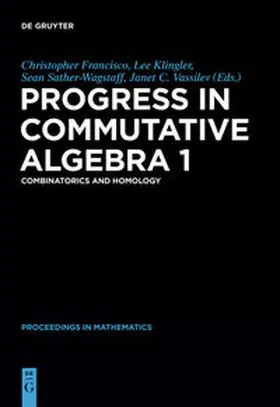 Vassilev / Francisco / Sather-Wagstaff |  Progress in Commutative Algebra 1 | Buch |  Sack Fachmedien