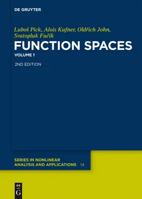 Pick / Fucík / Kufner | Function Spaces, 1 | Buch | 978-3-11-025041-1 | sack.de