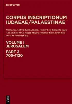 Cotton / Di Segni / Eck |  Jerusalem: 705-1120 | eBook | Sack Fachmedien