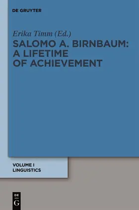 Timm / Birnbaum |  Linguistik / Linguistics | Buch |  Sack Fachmedien
