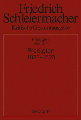 Kunz | Predigten 1822-1823 | Buch | 978-3-11-025242-2 | sack.de