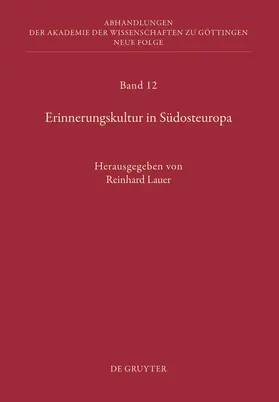 Lauer |  Erinnerungskultur in Südosteuropa | Buch |  Sack Fachmedien