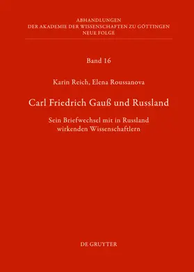 Reich / Roussanova | Carl Friedrich Gauß und Russland | E-Book | www.sack.de