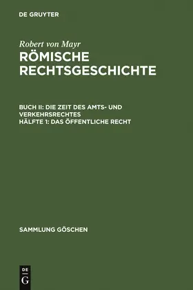 Mayr |  Das öffentliche Recht | Buch |  Sack Fachmedien