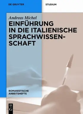 Michel |  Einführung in die italienische Sprachwissenschaft | eBook | Sack Fachmedien