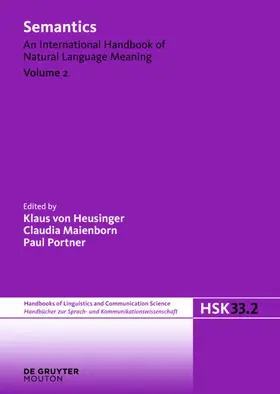 Heusinger / Maienborn / Portner | Semantics. Volume 2 | E-Book | sack.de