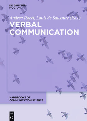 Saussure / Rocci | Verbal Communication | Buch | 978-3-11-025545-4 | sack.de