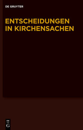 Baldus / Muckel / Hering | Entscheidungen in Kirchensachen seit 1946 | E-Book | sack.de