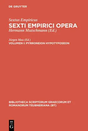 Sextus Empiricus / Mau |  Pyrroneion hypotyposeon | eBook | Sack Fachmedien