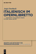 Overbeck |  Italienisch im Opernlibretto | eBook | Sack Fachmedien