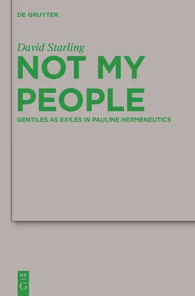 Starling | Not My People | Buch | 978-3-11-025960-5 | www.sack.de