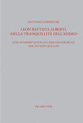 Schöndube |  Leon Battista Alberti, "Della tranquillità dell'animo" | Buch |  Sack Fachmedien