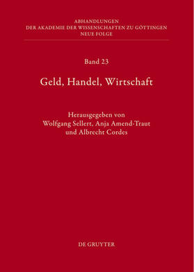 Amend-Traut / Sellert / Cordes |  Geld, Handel, Wirtschaft | Buch |  Sack Fachmedien
