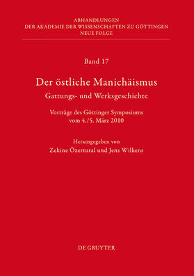 Wilkens / Özertural | Der östliche Manichäismus ¿ Gattungs- und Werksgeschichte | Buch | sack.de
