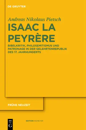 Pietsch | Isaac La Peyrère | E-Book | www.sack.de