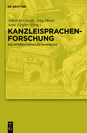 Greule / Meier / Ziegler | Kanzleisprachenforschung | E-Book | sack.de