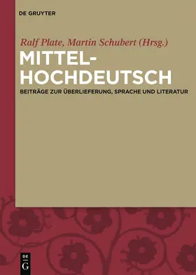 Schubert / Plate |  Mittelhochdeutsch | Buch |  Sack Fachmedien