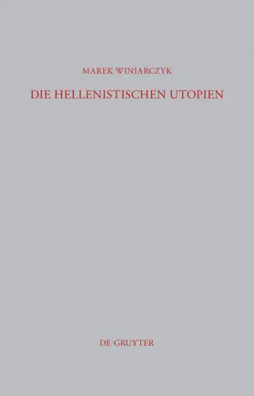 Winiarczyk | Die hellenistischen Utopien | E-Book | sack.de