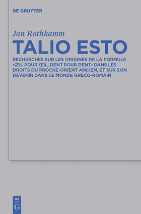 Rothkamm | Talio Esto | E-Book | sack.de