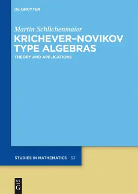 Schlichenmaier |  Krichever-Novikov Type Algebras | Buch |  Sack Fachmedien