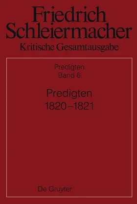 Blumrich | Predigten 1820-1821 | Buch | 978-3-11-026548-4 | sack.de