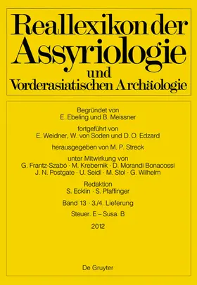 Ebeling / Meissner / Streck | Steuer. E - Susa. B | Buch | 978-3-11-026603-0 | sack.de