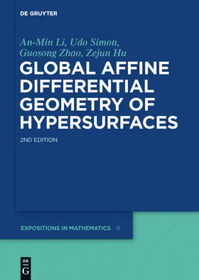 Li / Hu / Simon |  Global Affine Differential Geometry of Hypersurfaces | Buch |  Sack Fachmedien