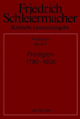 Meckenstock / Arndt / Barth |  Schleiermacher, Friedrich: Kritische Gesamtausgabe | Buch |  Sack Fachmedien