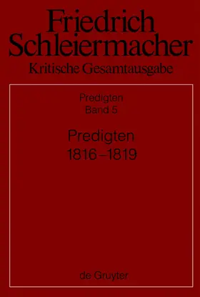 Kretschmar |  Predigten 1816-1819 | eBook | Sack Fachmedien