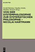 Hartung / Strube / Wunsch |  Von der Systemphilosophie zur systematischen Philosophie - Nicolai Hartmann | Buch |  Sack Fachmedien