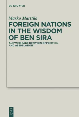Marttila | Foreign Nations in the Wisdom of Ben Sira | E-Book | www.sack.de