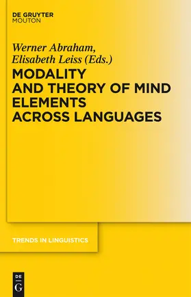 Leiss / Abraham |  Modality and Theory of Mind Elements across Languages | Buch |  Sack Fachmedien